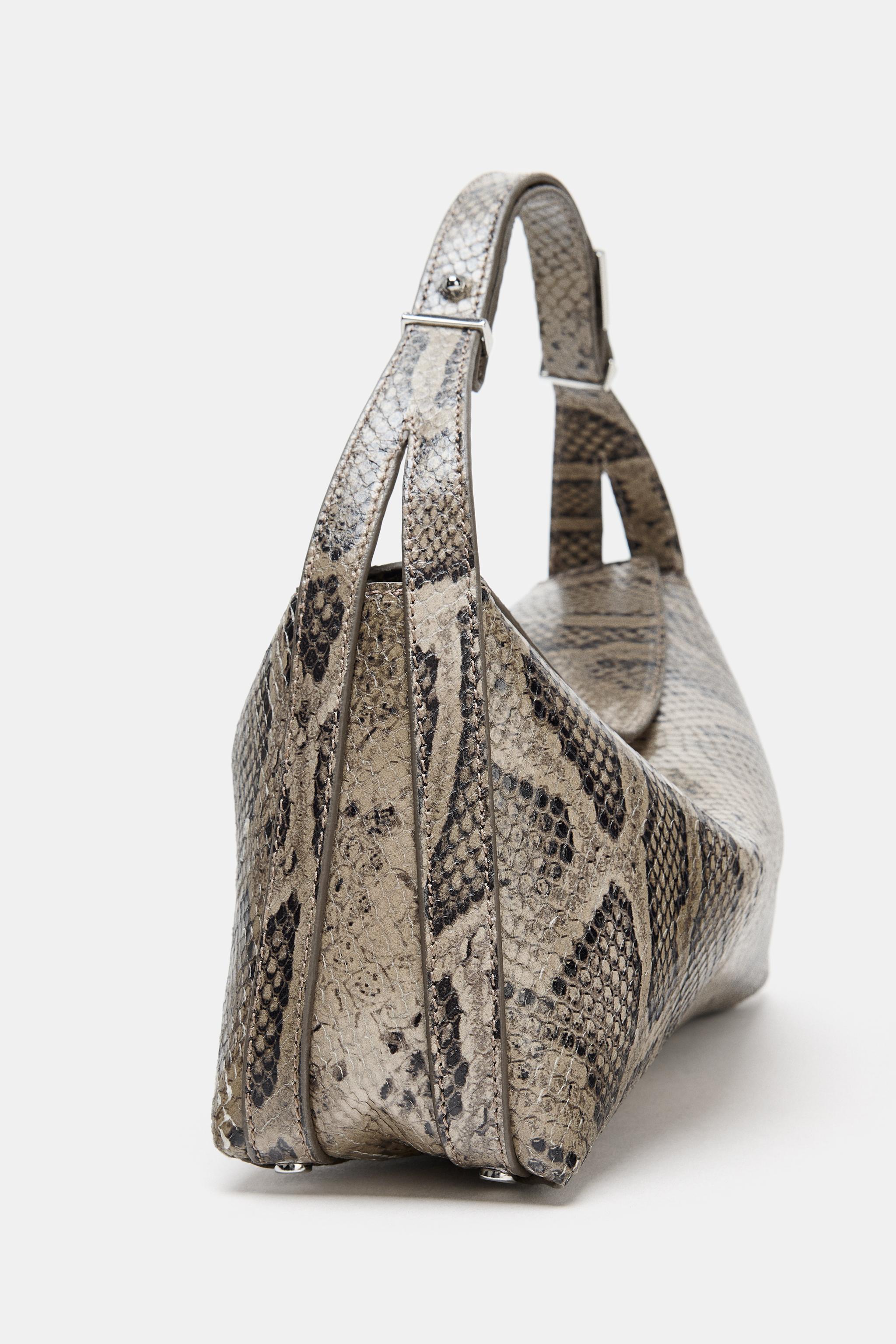 ANIMAL EMBOSSED LEATHER BAG